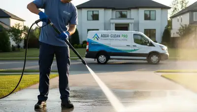 Concrete pressure cleaning for driveways and patios in Greenville, NC by Greenville Paint Pros