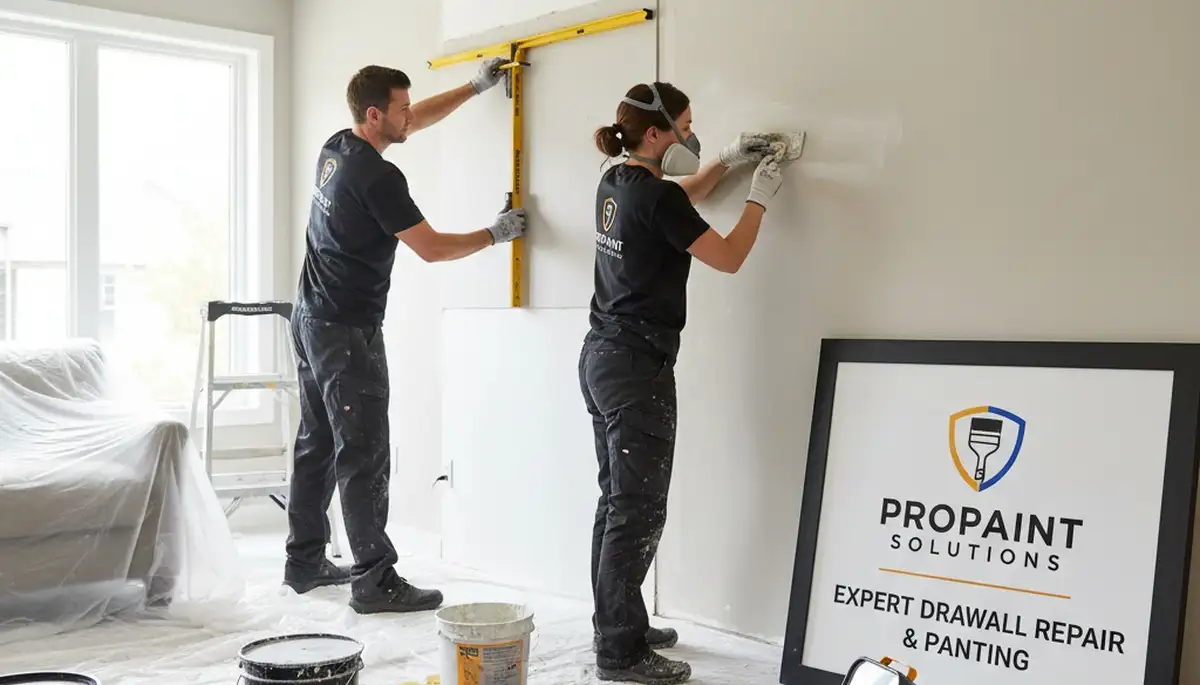 Greenville, NC painters repair drywall cracks and holes for a smooth finish