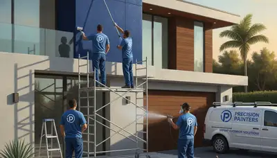 Exterior house painting in Greenville, NC by local painters using weather-resistant coatings