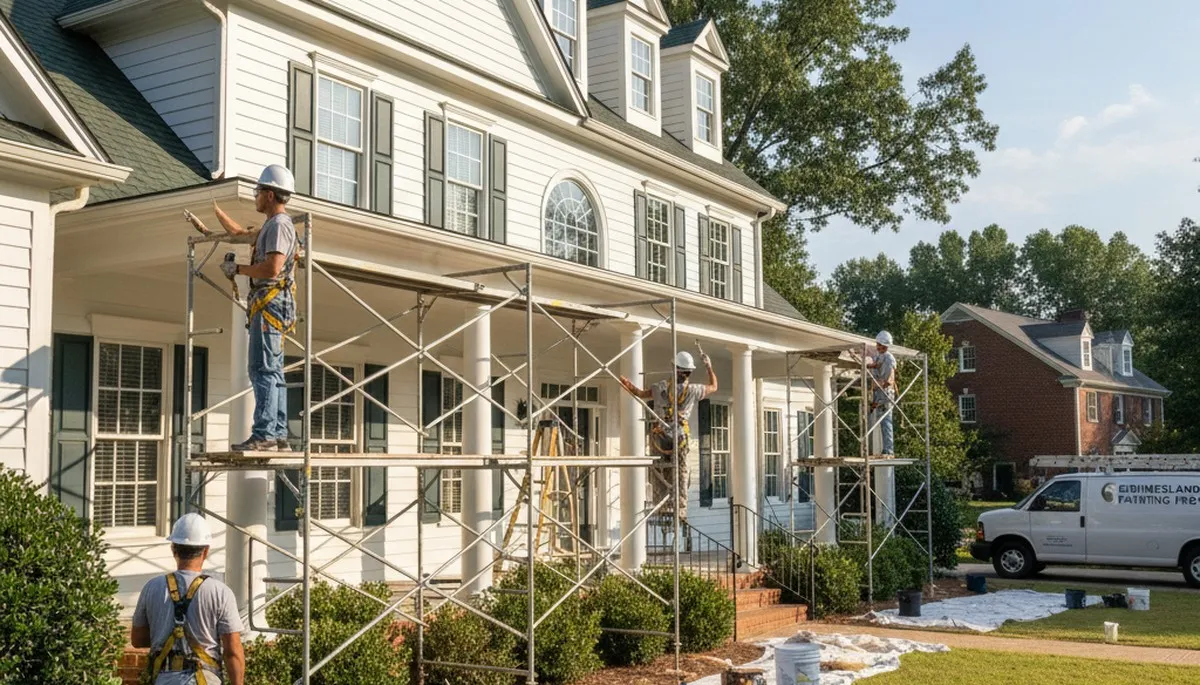 Professional Greenville, NC painters providing interior and exterior painting services