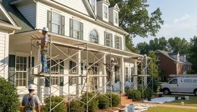 Professional Greenville, NC painters providing interior and exterior painting services