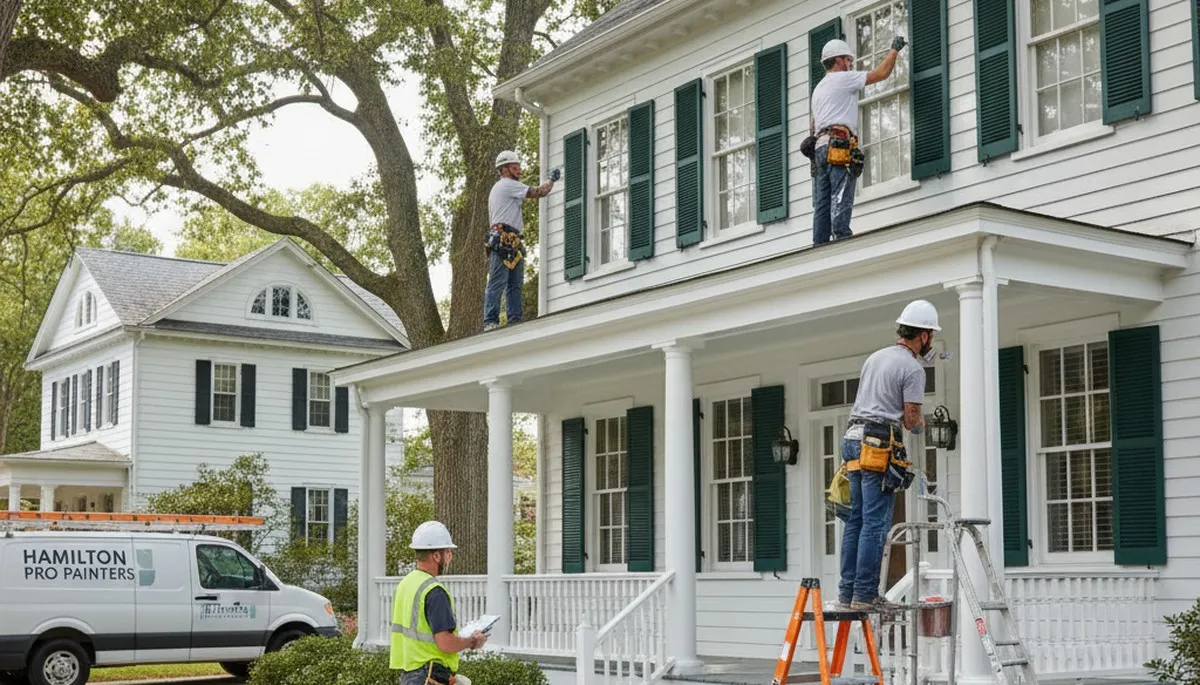 Professional painters in Greenville, NC providing interior and exterior painting services
