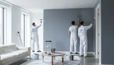 Interior house painting in Greenville, NC by Greenville Paint Pros with smooth, durable wall finish