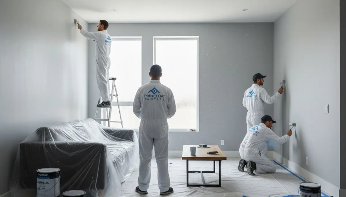 Interior house painting in Greenville, NC by Greenville Paint Pros