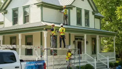 Professional painters in Greenville, NC providing interior and exterior painting services