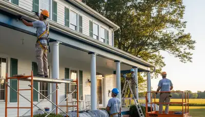 Painting contractor in Greenville, NC providing professional interior and exterior painting services