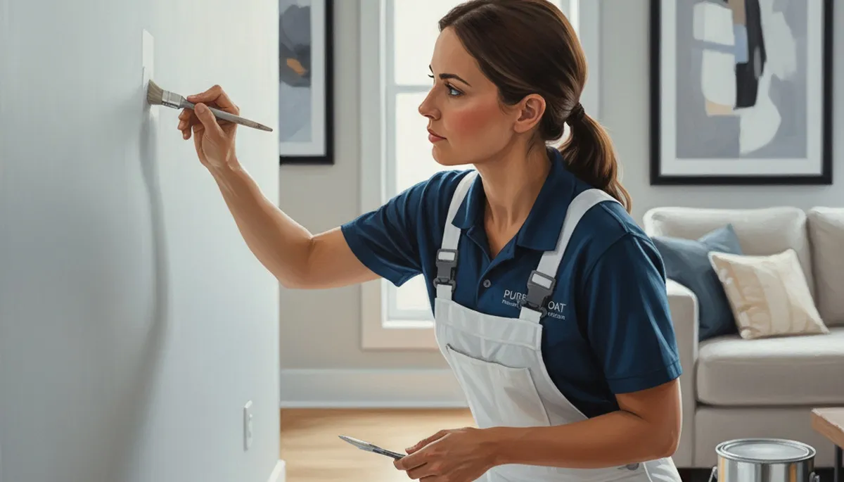 Paint touch-up service in Greenville, NC for faded, chipped, and weathered home walls
