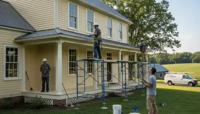 Greenville, NC painters providing professional interior and exterior painting services