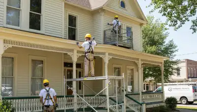 Professional painting crew serving Greenville, NC for residential and commercial painting services