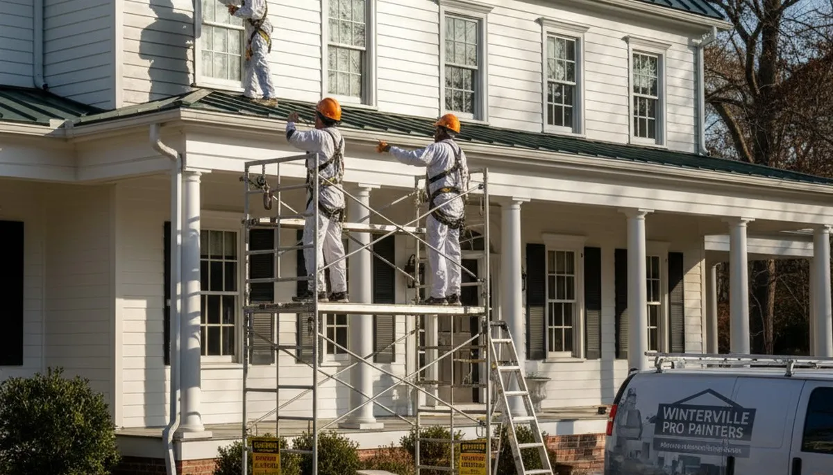 Professional painters providing interior and exterior painting services in Greenville, NC