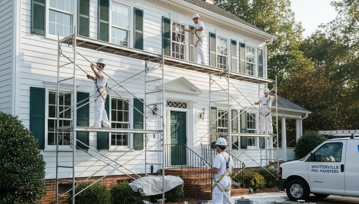 Professional painters in Greenville, NC providing residential and commercial painting services
